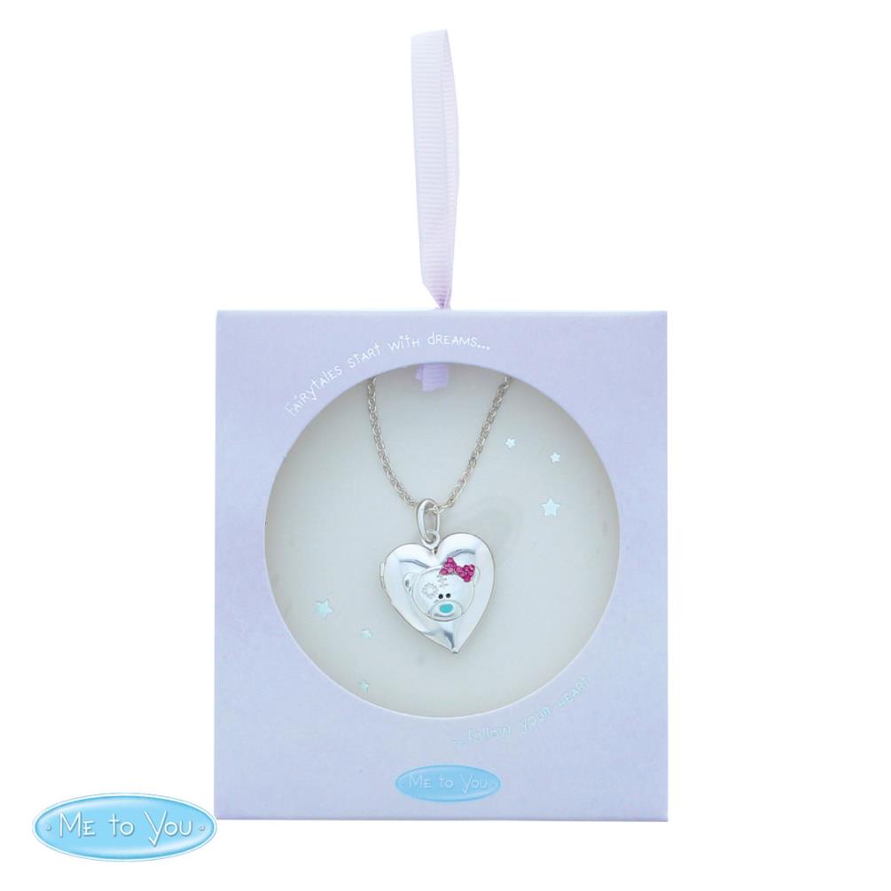 Personalised Message Me to You Silver Tone Heart Locket Extra Image 1